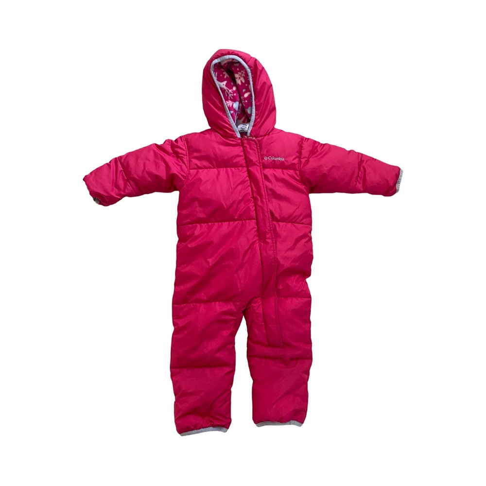Columbia Toddler Pink Insulated One-Piece Snowsuit